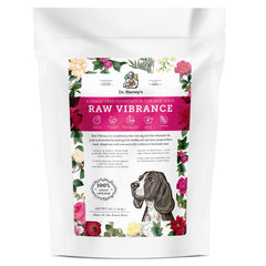 Dr. Harvey's Raw Vibrance Base Mix – ingrédients variés pour une alimentation naturelle.