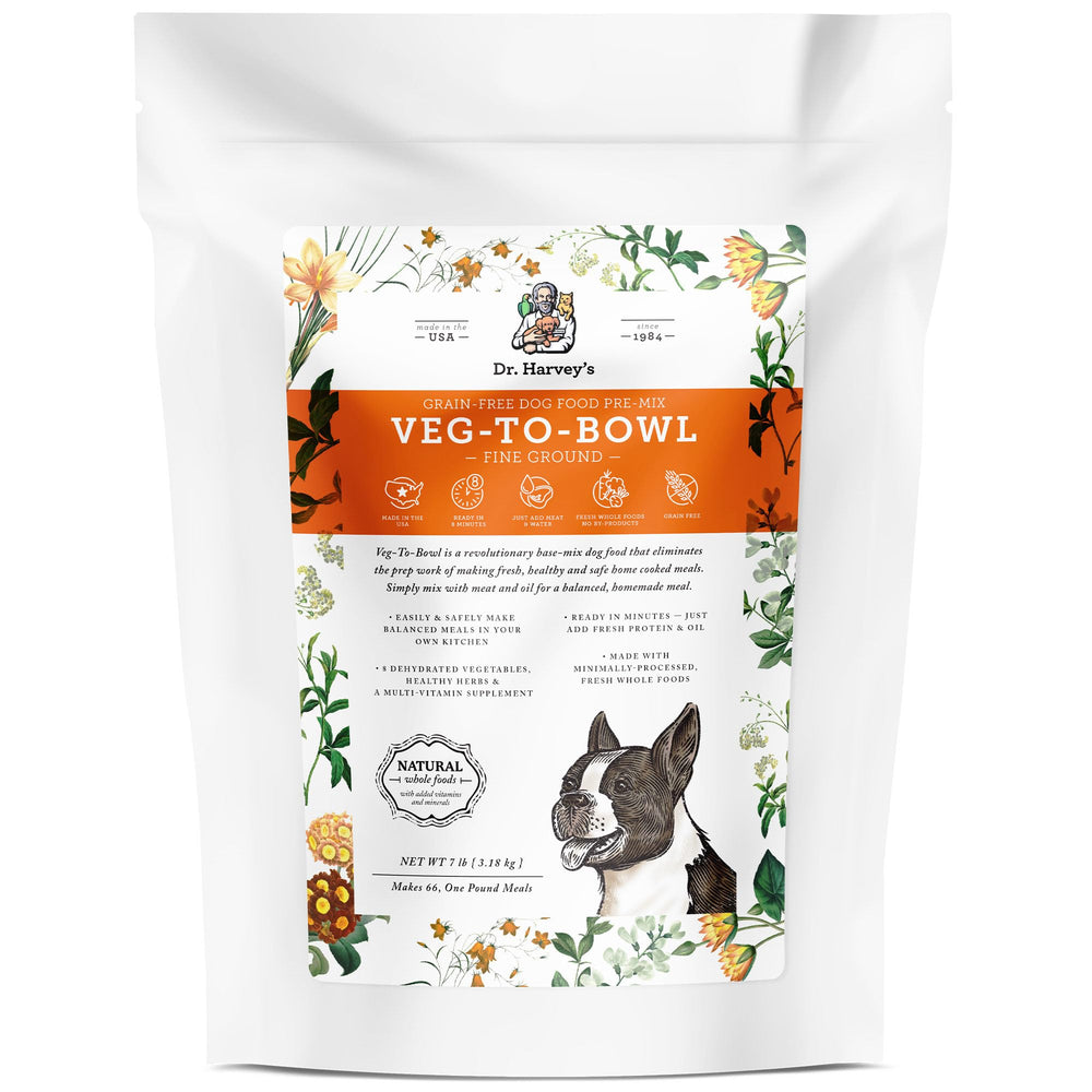 Dr. Harvey's Veg-To-Bowl: base mélangée nourrissante pour repas faits maison chiens
