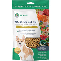 Dr. Marty Nature's Blend Vitalité Senior – sac lyophilisé pour chien, soutien potentiel a l immunité.
