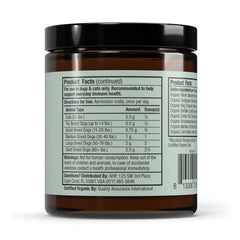 Dr. Mercola Bark & Whiskers – melange-champignons-fermentes: ingrédients biologiques pour soutenir le bien-être général