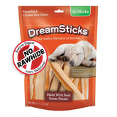 DreamBone batonnets patate-douce – saveur naturelle appréciée par les chiens.
