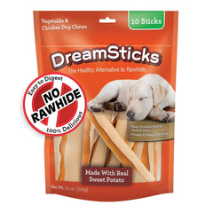 DreamBone batonnets patate-douce – saveur naturelle appréciée par les chiens.