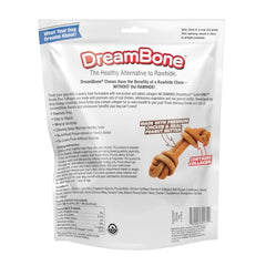 DreamBone CollaYUMS, poulet et cacahuète, friandise savoureuse pour chiens gourmands.