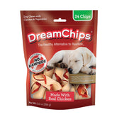DreamBone DreamChips dans la boîte, texture croustillante pour chien.