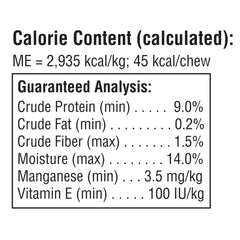 DreamChips enrichis en vitamines et minéraux pour une alternative sans cuir brut.