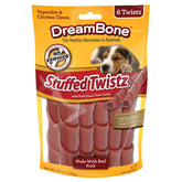 DreamBone Twistz emballage montrant le snack sans peau pour une mastication saine et agréable