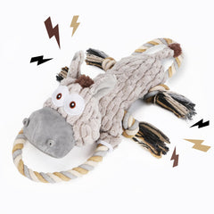 Drmstow jouet chien grande peluche avec papier froissé sonore