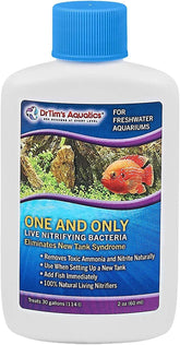 DrTim's Aquatics One and Only Freshwater – bouteille 2oz facilitant démarrage sans stress