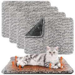 Drydiet tapis chauffant chat 16x20 gris, surface douce pour des siestes confortables.