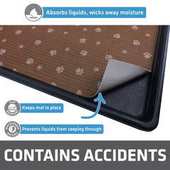 Drymate Dos imperméable du tapis caisse évite les fuites et taches.