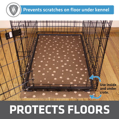 Drymate Tapis caisse chien antidérapant assure une surface sûre.