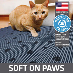 Drymate Tapis Litière Chat lavable en machine facilite le nettoyage