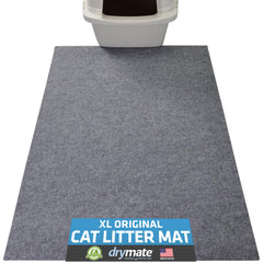 Tapis Drymate Original pour litière, retient les grains et protège le sol.
