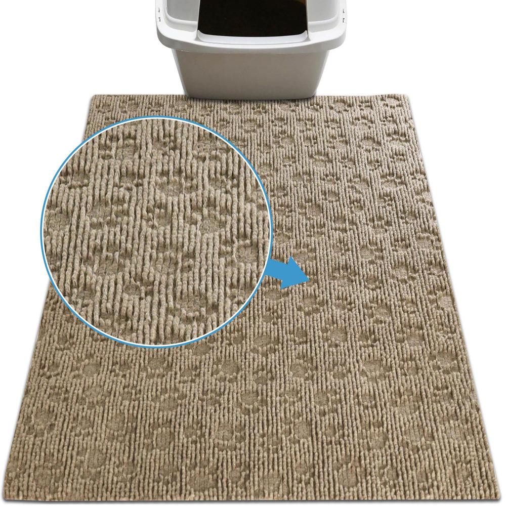 Drymate tapis-litière-trappe: réduit les traces et protège le sol.