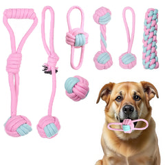 DSUMD ensemble 7 jouets corde chien: variété pour petites et moyennes races.