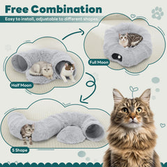 DUMOS peluche courte grise: revêtement moelleux qui prend soin des articulations.