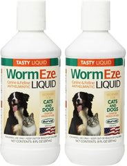 Durvet WormEze : bouteille de 8 onces prête à l'usage pour chiens et chats.