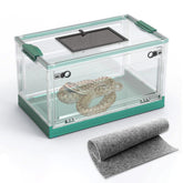 Dutiplus terrarium serpent avec vue à 360° pour observation facile