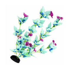DVHEY: vue côté, cachettes naturelles pour betta et décor vivant.