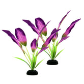 DVHEY plante en soie pour aquarium, feuillage violet, refuge sûr pour Betta.