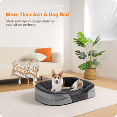Dwanton lit chien moyen avec housse impermable pour protection