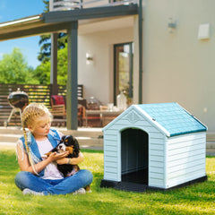 DWVO maison chien ventilations exterieures: circulation d’air pour le confort.