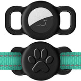 Dynmeow porte Airtag pour collier chat, glisse sécurisée et fixation fiable.