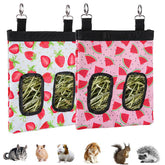 Nourrisseur foin DZWLKJ; deux trous et fixations pour cage, pratique et stable.