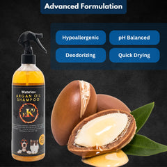 Pelage doux et soyeux après l’usage du shampoing E3 argan.