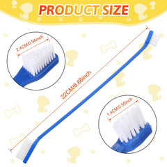 Eaasty brosse dentaire animale, manche long pour accéder aux zones profondes.