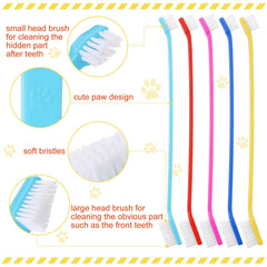 Eaasty brosse dentaire animale avec têtes grandes et petites pour tous les animaux.