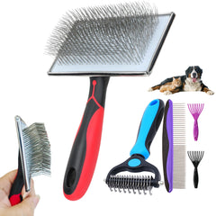 Brosse slicker extra-longue EAFBAO pour démêler et réduire les nœuds.