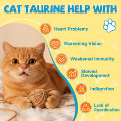 Eagou Diary Taurine pour chats, boost énergie et vitalité