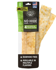 Earth Animal bâtonnets sans peau au porc, collation naturelle pour chien.