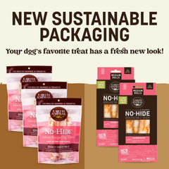 Earth Animal No Hide Chews – rouleaux sans peau, plaisir durable pour chien moyen.