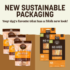 Earth Animal No Hide Chews texture ferme et agréable, mastication durable