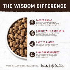 Earth Animal Wisdom - bouchées protéinées variées pour chiens actifs et en bonne forme.