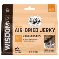 Earth Animal Wisdom friandise séchée au poulet dans un sachet pratique pour sorties