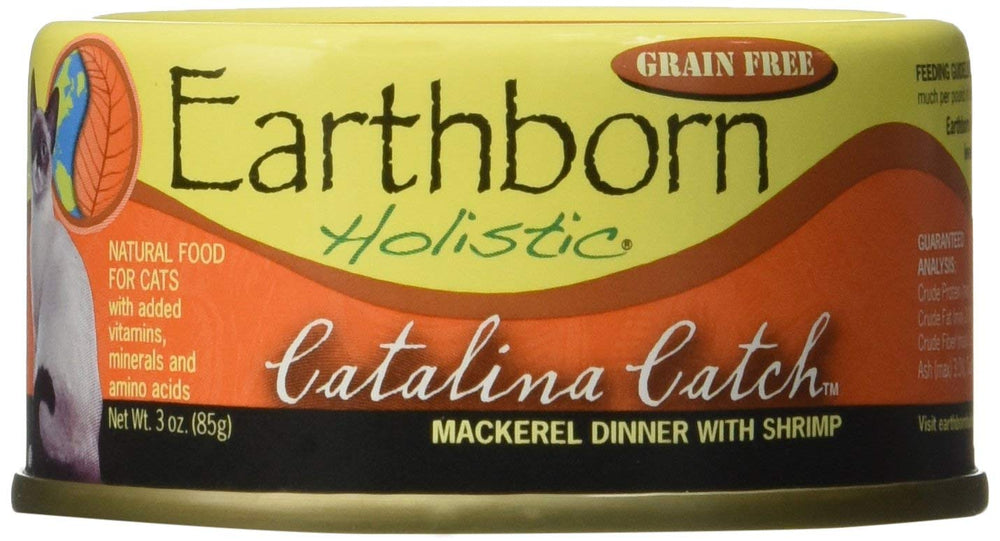 Earthborn Holistic Catalina Catch: maquereau et crevettes en conserve, riche en oméga-3 pour la peau et le pelage