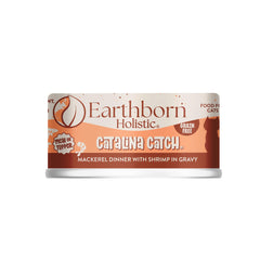 Earthborn Holistic Catalina Catch maquereau et crevettes en sauce, repas humide pour chat