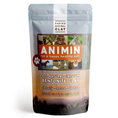 Earth's Living Animin Calcium Bentonite, poudre pour animaux, soutien digestif potentiel.