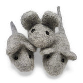 Earthtone Solutions – trois souris en laine feutrée pour chat, ensemble, divertissement sûr