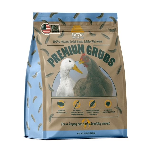 Eaton Pet and Pasture : sachet de 5 livres pratique pour nourrir les volailles.