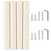 ECCIBOUN poste grattage sisal 7,4 cm; connexion M10 et longue durabilité