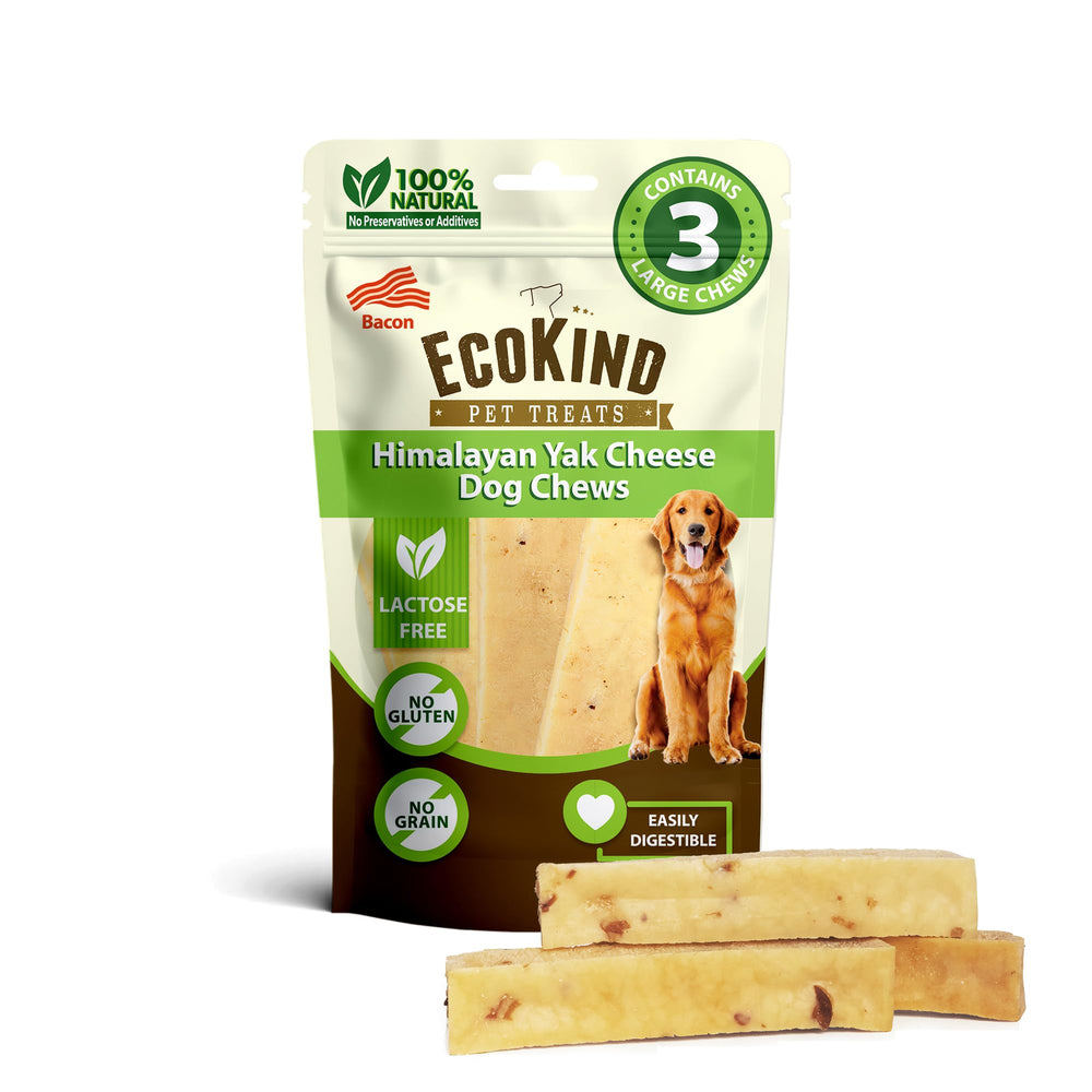 EcoKind Premium Gold – fromage de yak Himalayen pour grands chiens, protéines naturelles.
