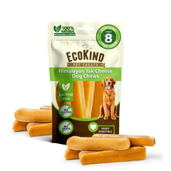 EcoKind Premium Gold fromage de yak, emballage attrayant pour friandises naturelles.