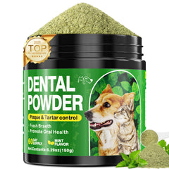 Poudre dentaire Eglagen en pot avec cuillère, dosage précis pour dents saines.
