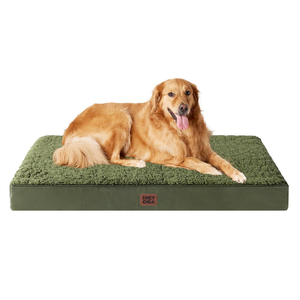 Lit orthopédique EHEYCIGA XL pour chien, mousse nid-dabeille offrant soutien durable