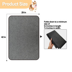 Ehzyaz Dog Crate Mat Liner: lavable en machine pour un entretien rapide.