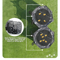 Aire EighteenTek avec ouverture octogonale, conception polyvalente et accessible.